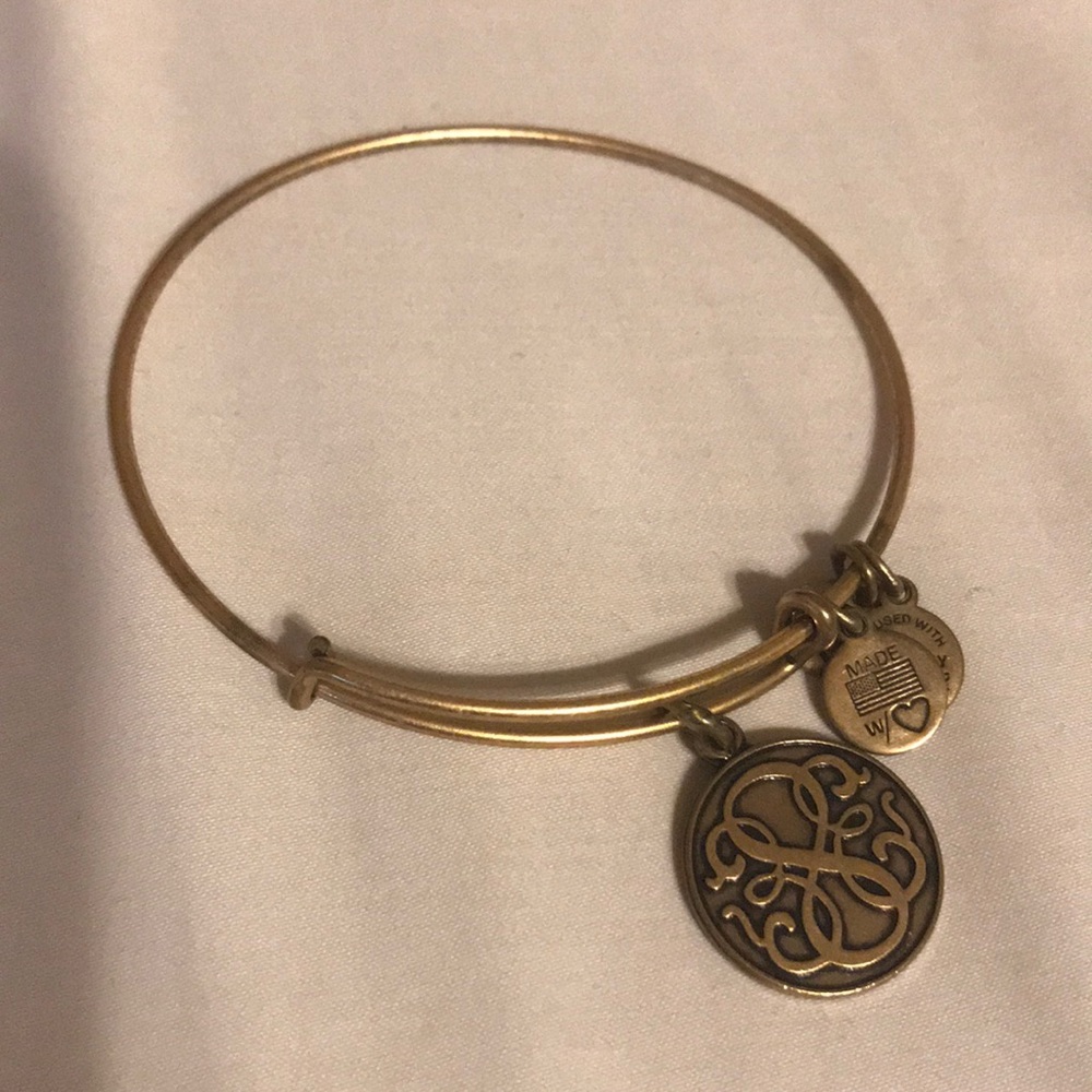 Alex and Ani Bangle Bracelet Gold Bronze